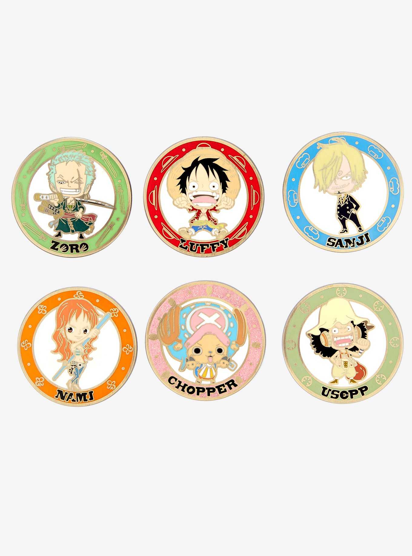 Loungefly One Piece Chibi Character Blind Box Enamel Pin, , hi-res