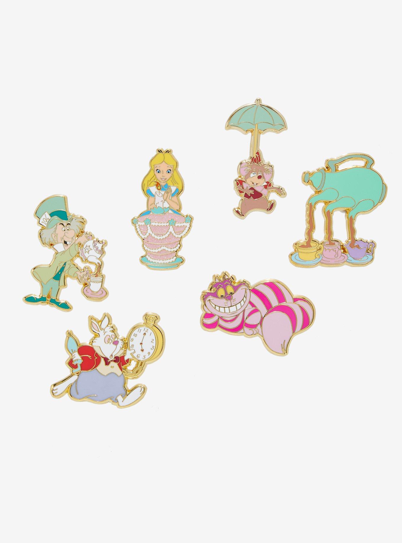 Loungefly Disney Alice In Wonderland Unbirthday Blind Box Enamel Pin Set, , hi-res