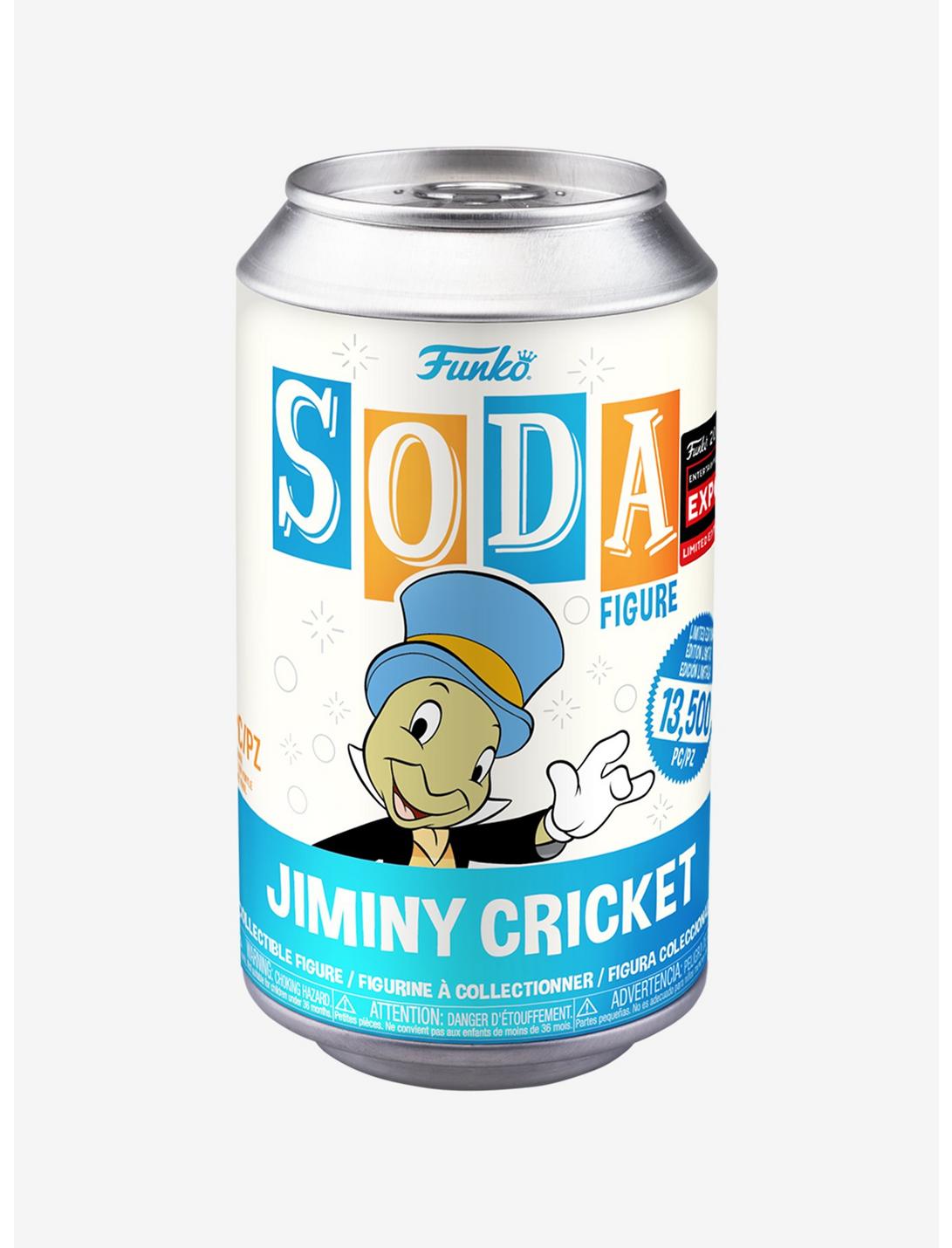 Funko SODA Disney Pinocchio Jiminy Cricket Vinyl Figure - BoxLunch Exclusive, , hi-res
