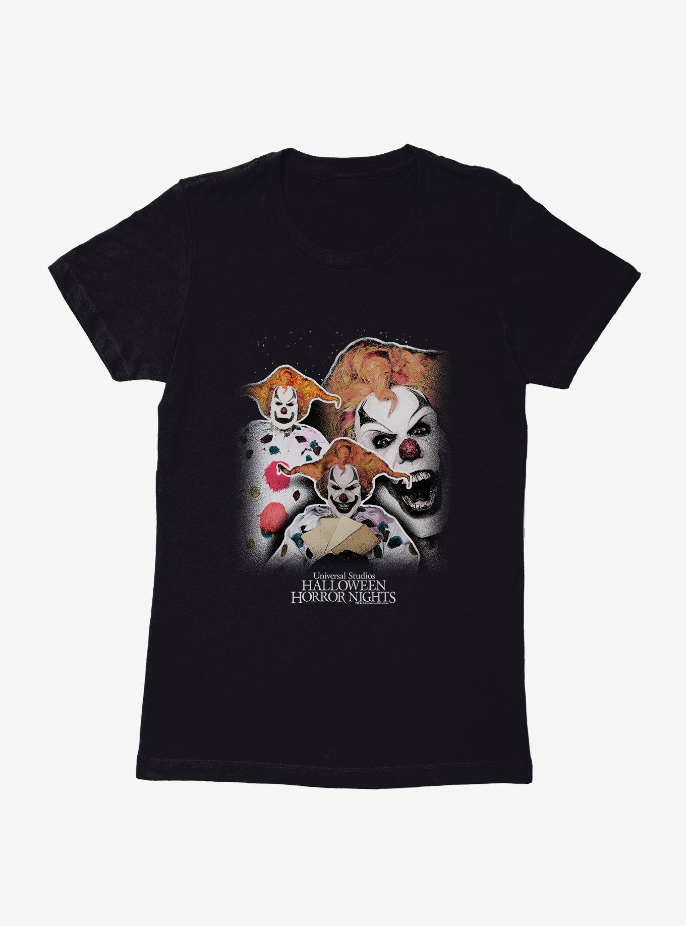 Universal Studios Halloween Horror Nights Jack The Clown Womens T-Shirt, BLACK, hi-res