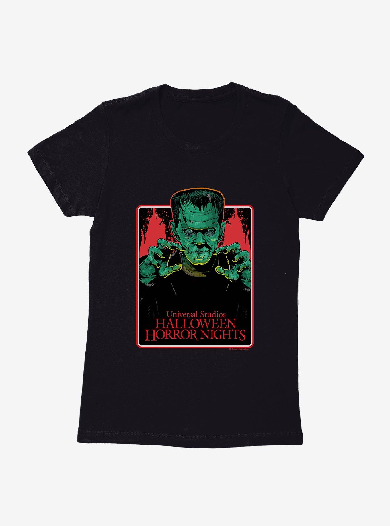 Universal Studios Halloween Horror Nights Frankenstein Womens T-Shirt, BLACK, hi-res