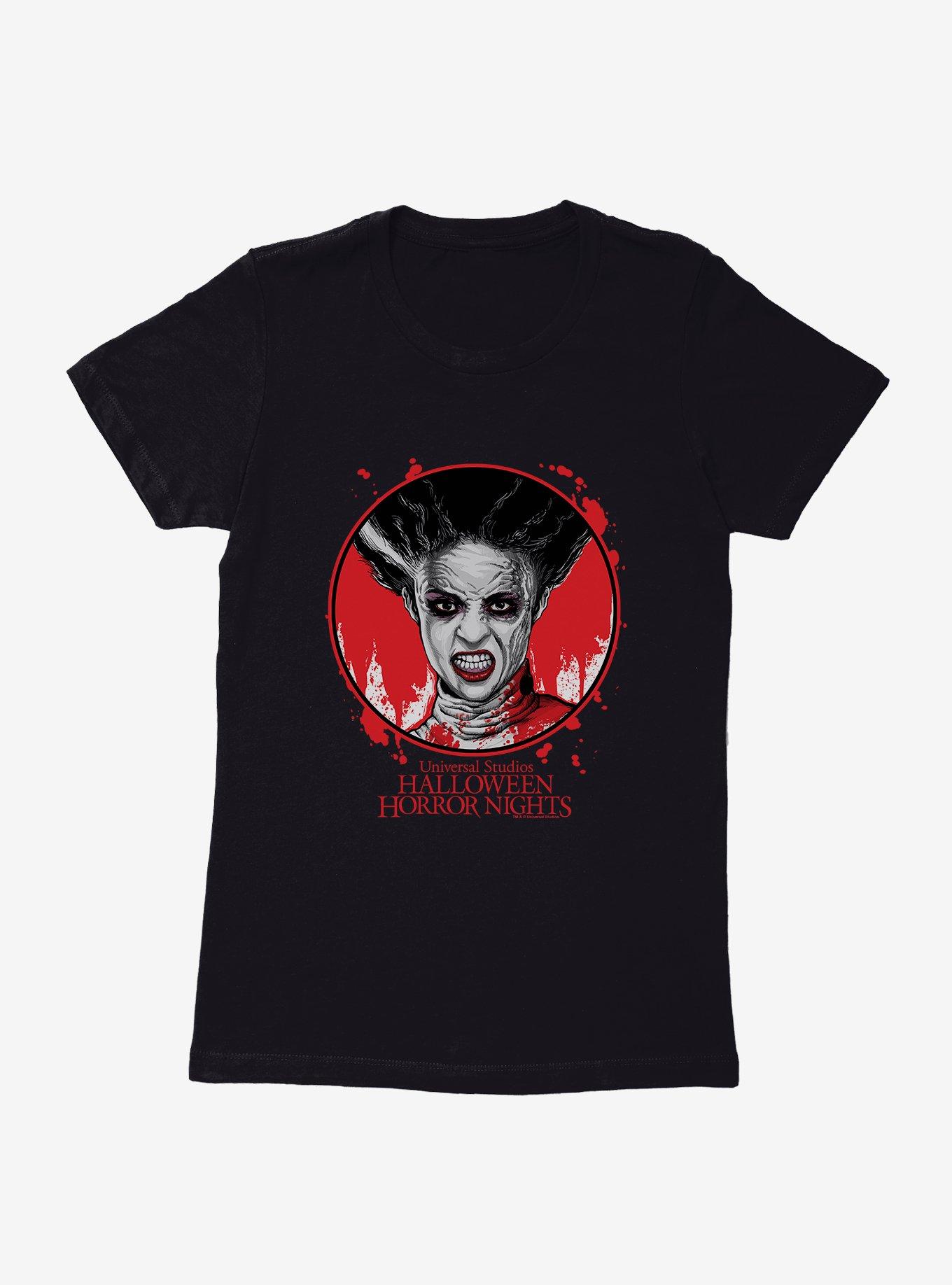 Universal Studios Halloween Horror Nights Bride Of Frankenstein Womens T-Shirt, BLACK, hi-res