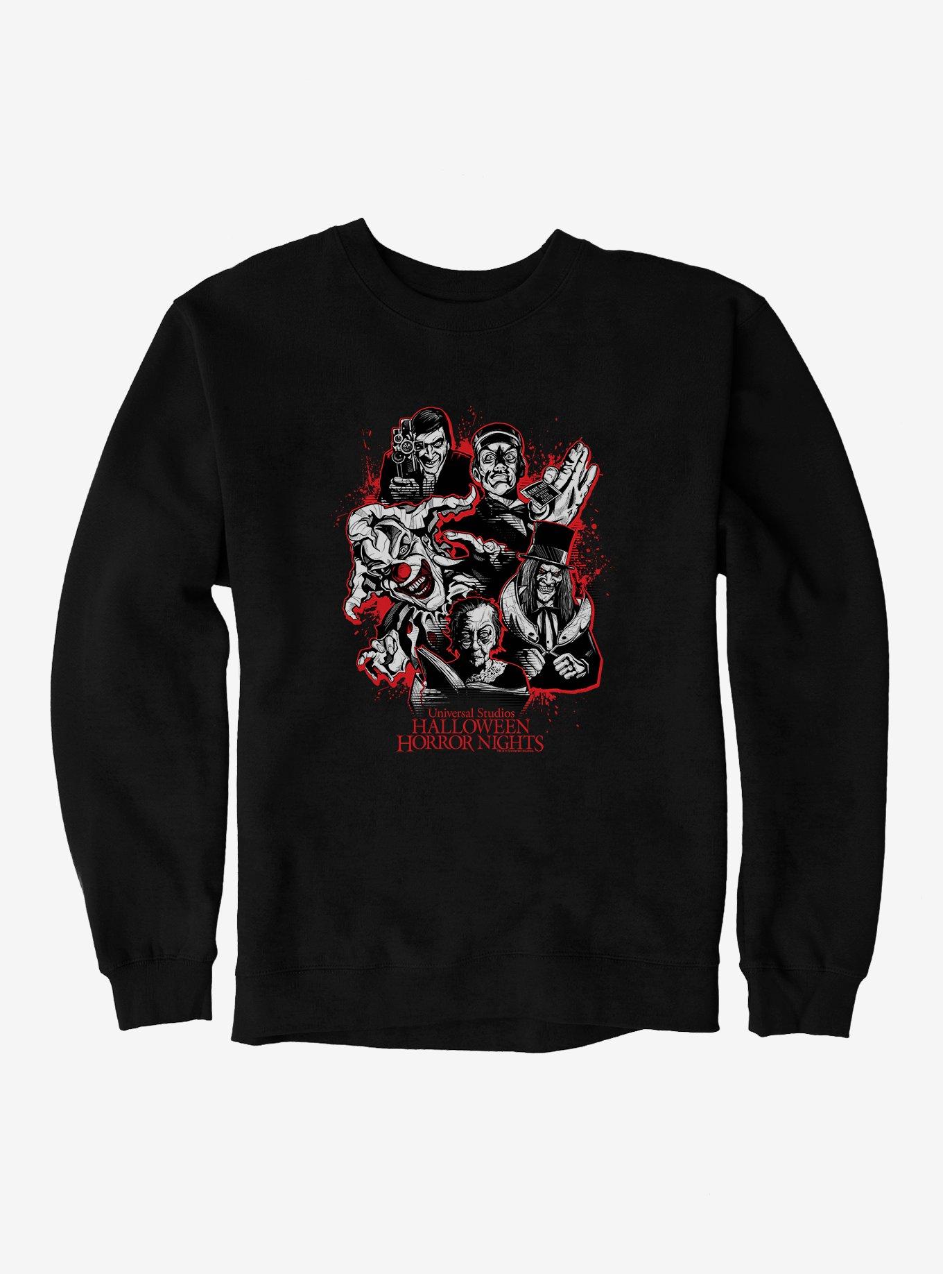 Universal Studios Halloween Horror Nights Squad Sweatshirt BLACK