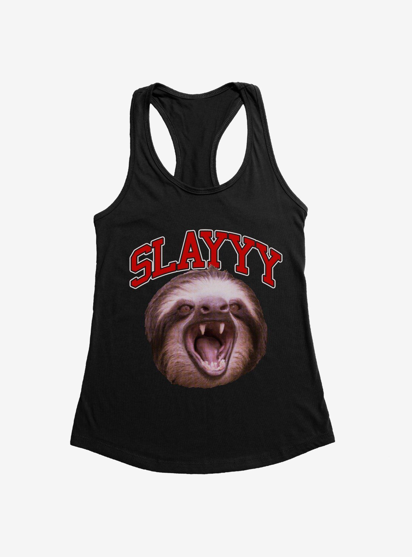 Sloth Slayyy Womens Tank Top, , hi-res