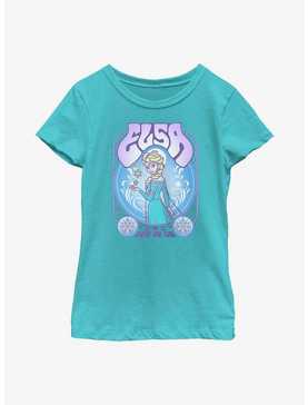 Disney Frozen Elsa Retro Youth Girls T-Shirt, , hi-res