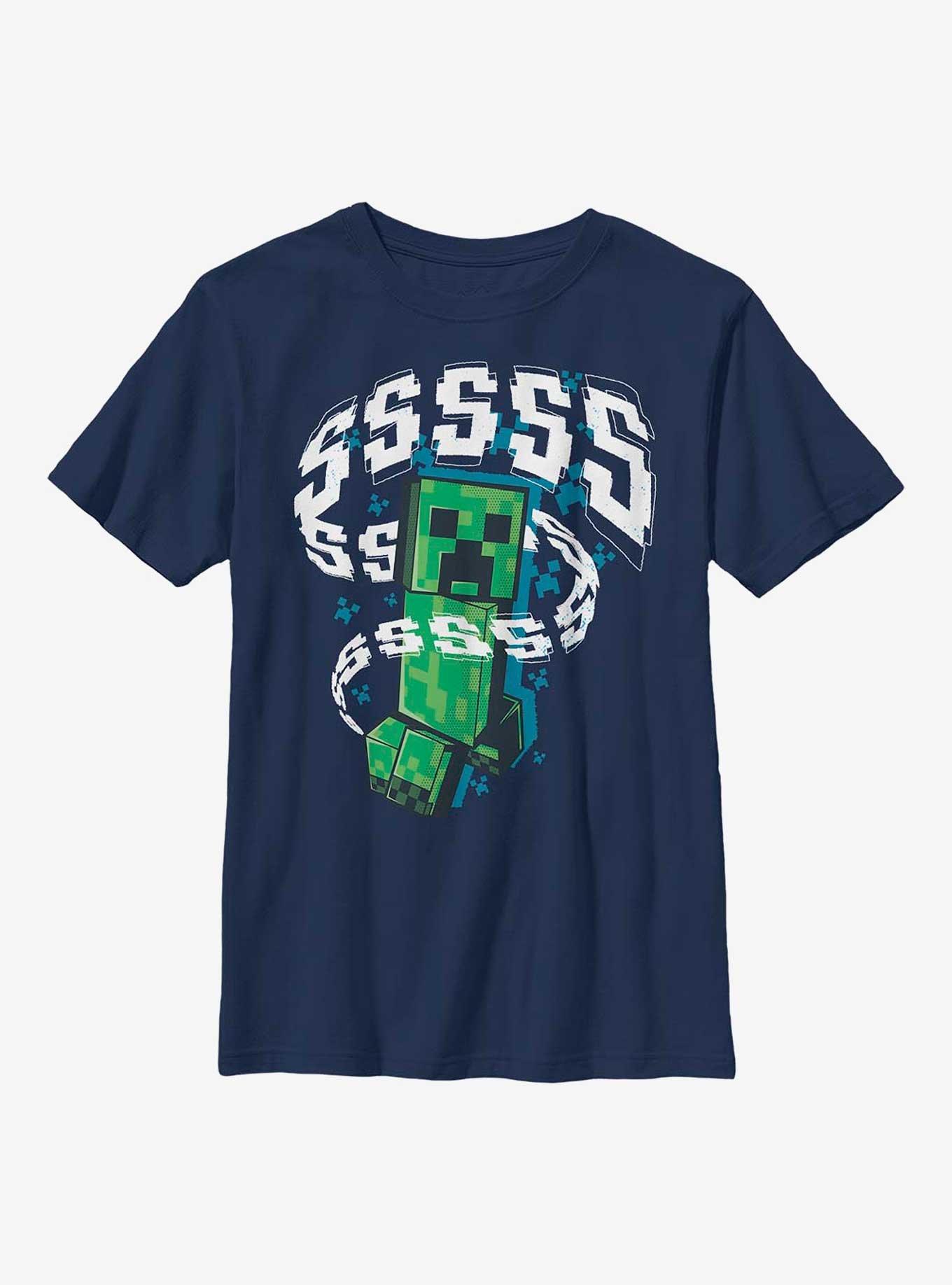 Minecraft Creeper SSSSS Youth T-Shirt, , hi-res