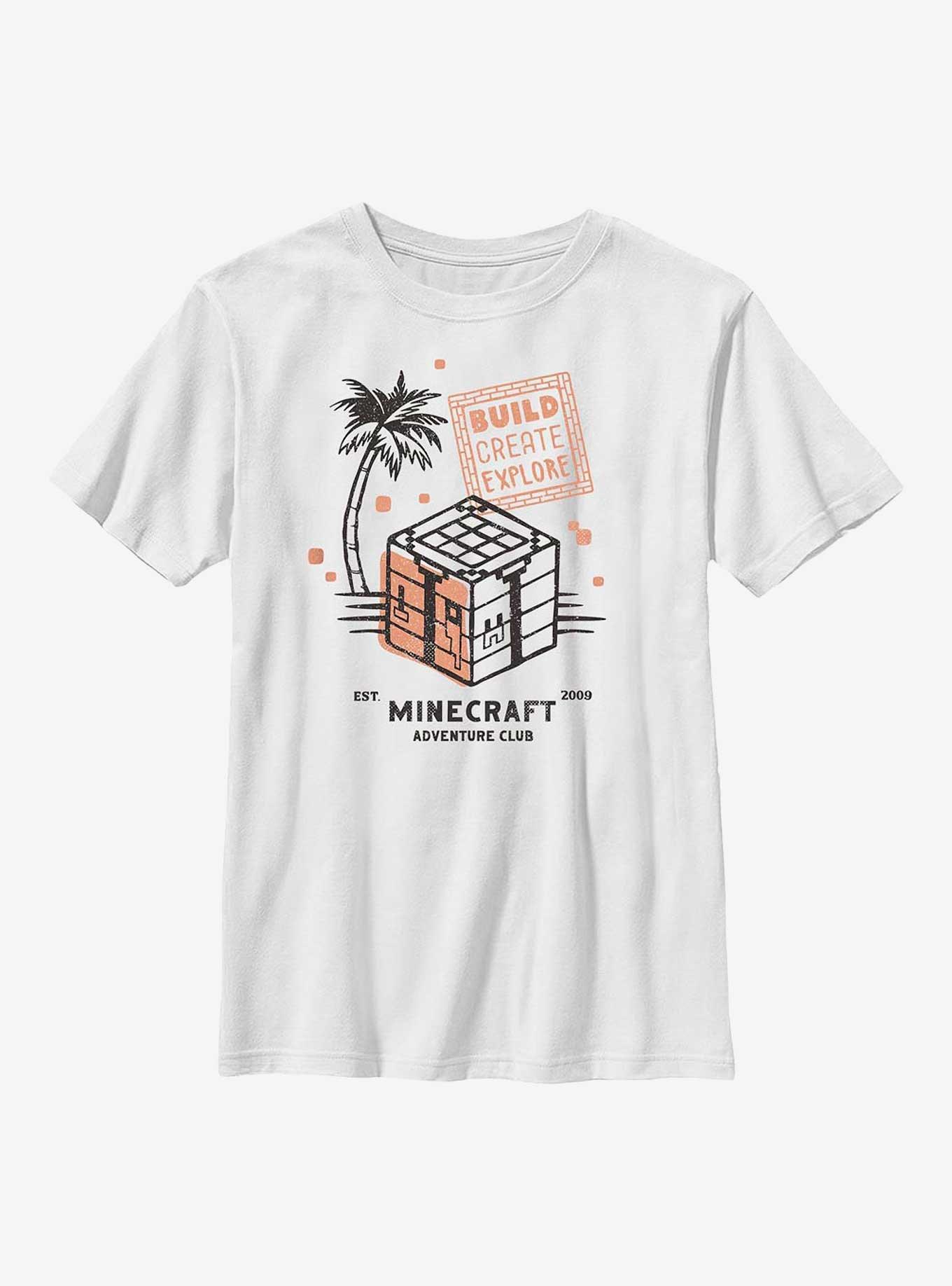 Minecraft Build Create Explore Youth T-Shirt, , hi-res