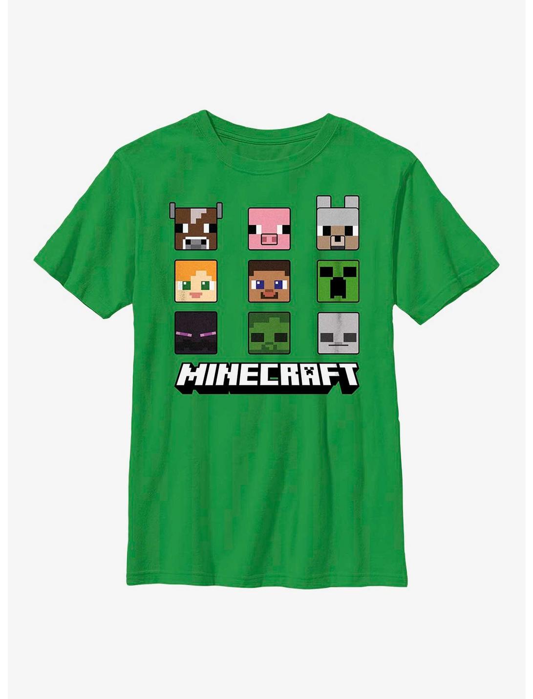 Minecraft Chibi Faces Youth T-Shirt, KELLY, hi-res