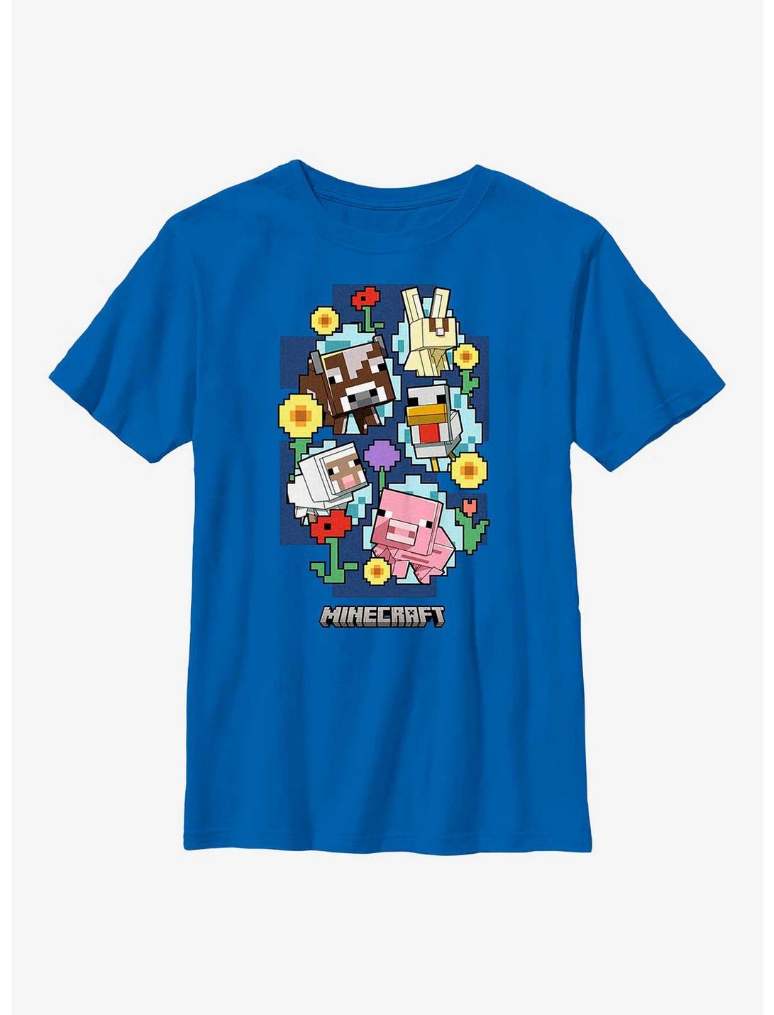 Minecraft Farm Spring Youth T-Shirt, ROYAL, hi-res