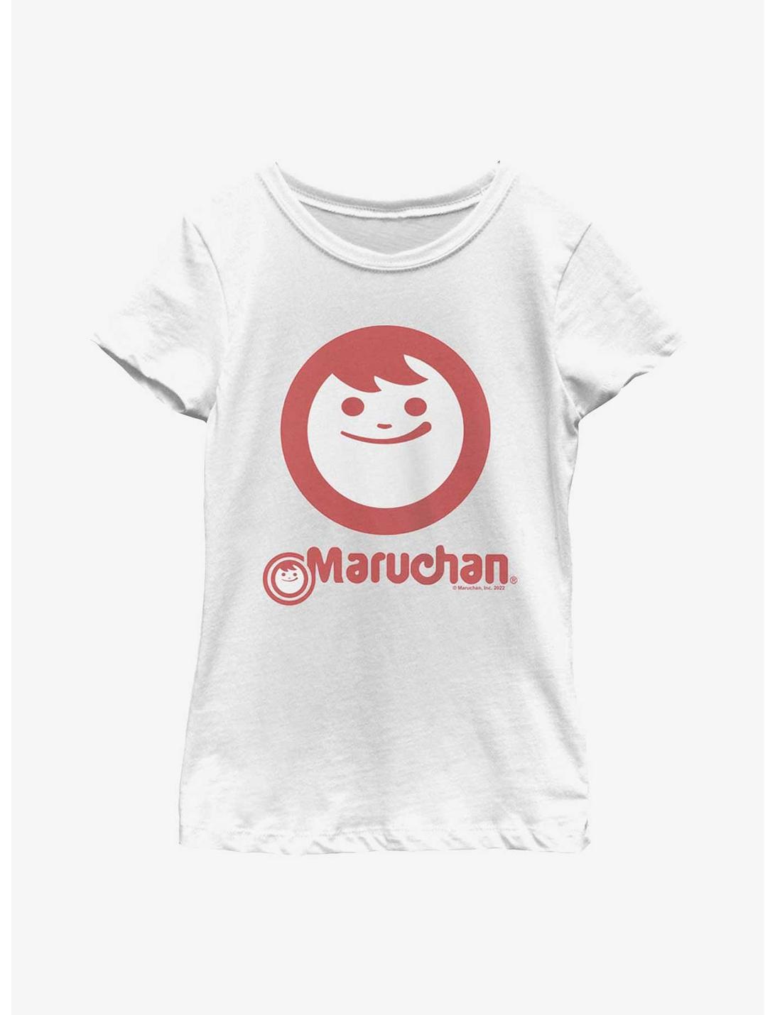 Maruchan Instant Smile Youth Girls T-Shirt, WHITE, hi-res