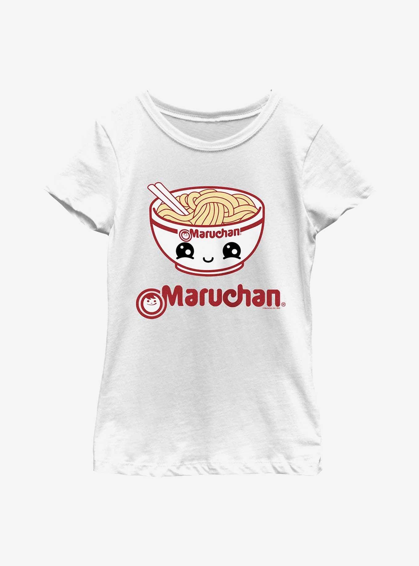 Maruchan Kawaii Maruchan Baby Bowl Youth Girls T-Shirt, WHITE, hi-res