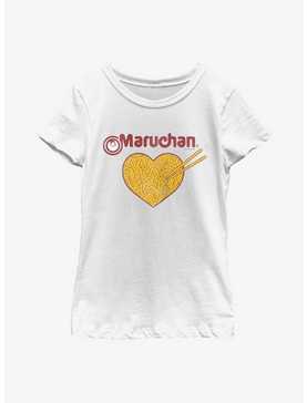 Maruchan Noodles Heart Youth Girls T-Shirt, , hi-res