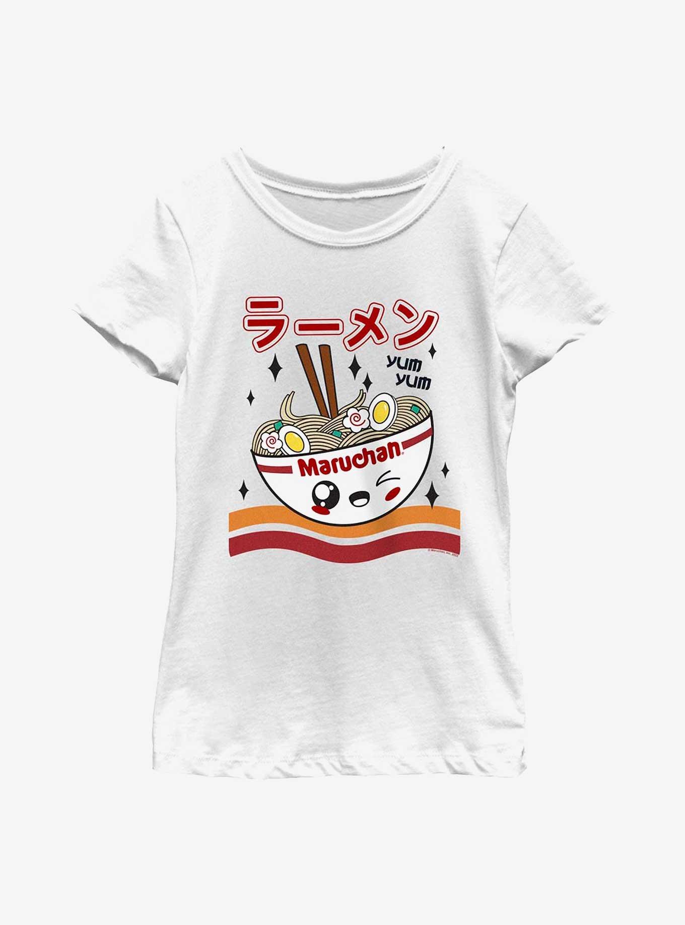 Maruchan Kawaii Bowl Yum Yum Youth Girls T-Shirt, , hi-res