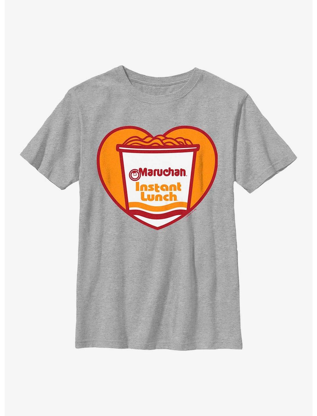 Maruchan Heart Youth T-Shirt, ATH HTR, hi-res