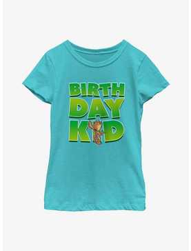 Marvel Guardians of the Galaxy Groot Birthday Kid Youth Girls T-Shirt, , hi-res