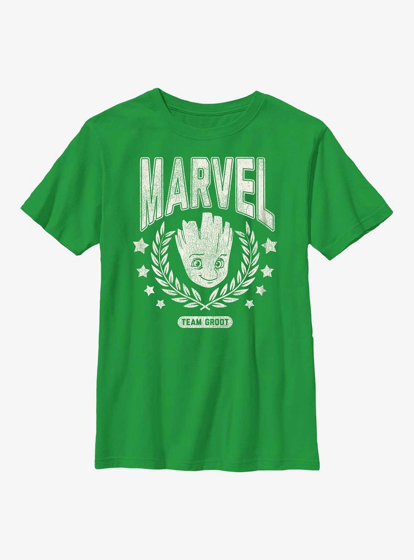 Marvel Guardians of the Galaxy Team Groot Youth T-Shirt, KELLY, hi-res