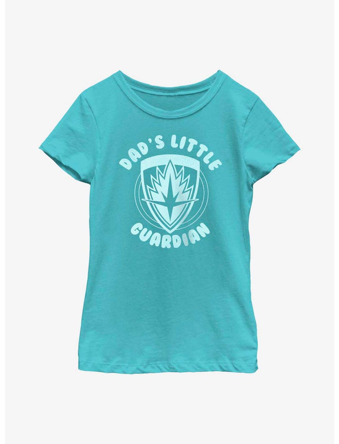 Marvel Guardians of the Galaxy Dad'S Little Guardian Youth Girls T-Shirt, TAHI BLUE, hi-res