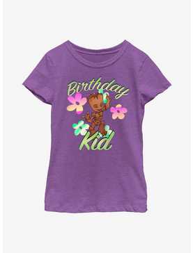 Marvel Guardians of the Galaxy Birthday Kid Groot Youth Girls T-Shirt, , hi-res