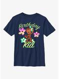 Marvel Guardians of the Galaxy Birthday Kid Groot Youth T-Shirt, NAVY, hi-res
