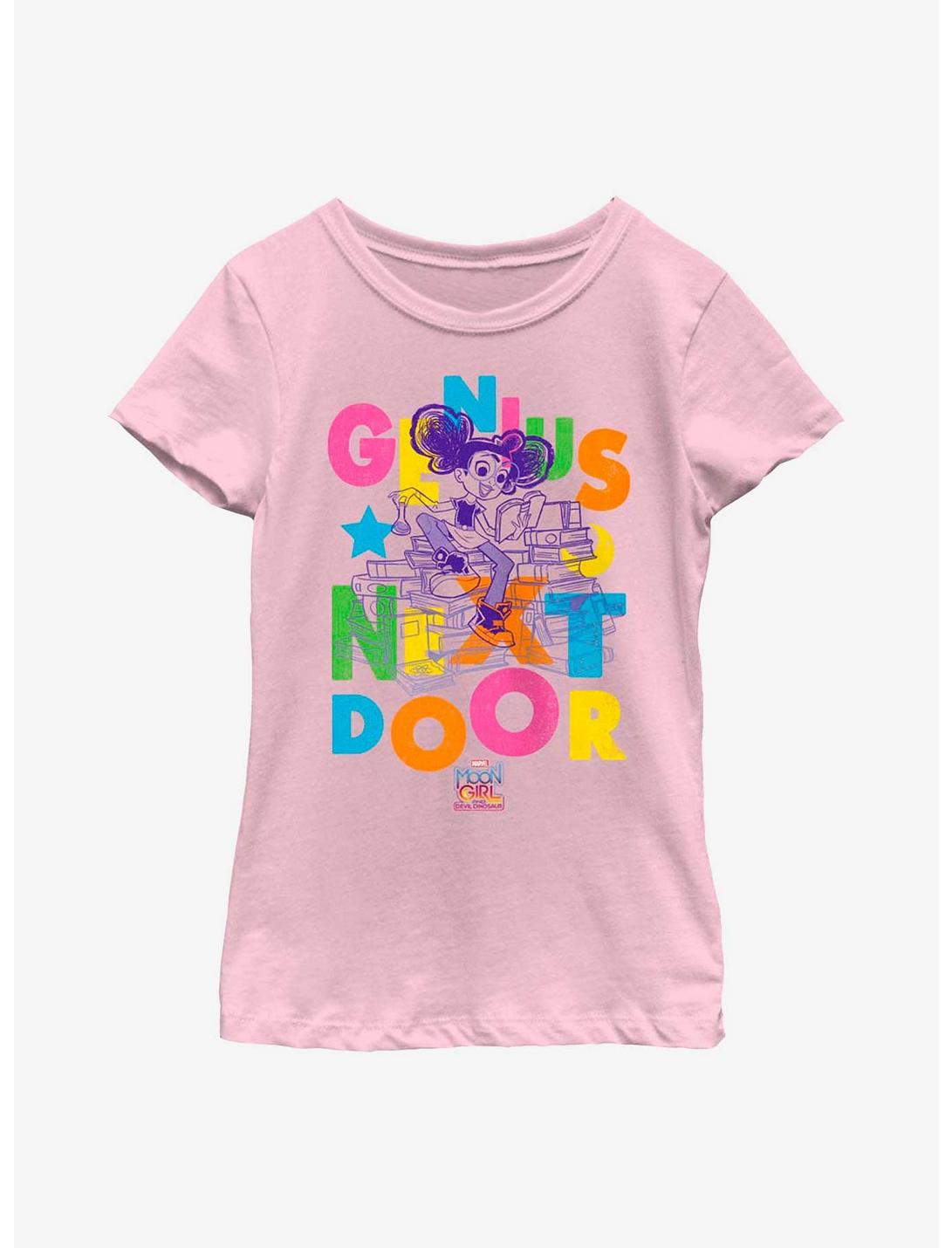 Marvel Moon Girl Devil Dinosaur Genius Next Door Youth Girls T-Shirt, PINK, hi-res