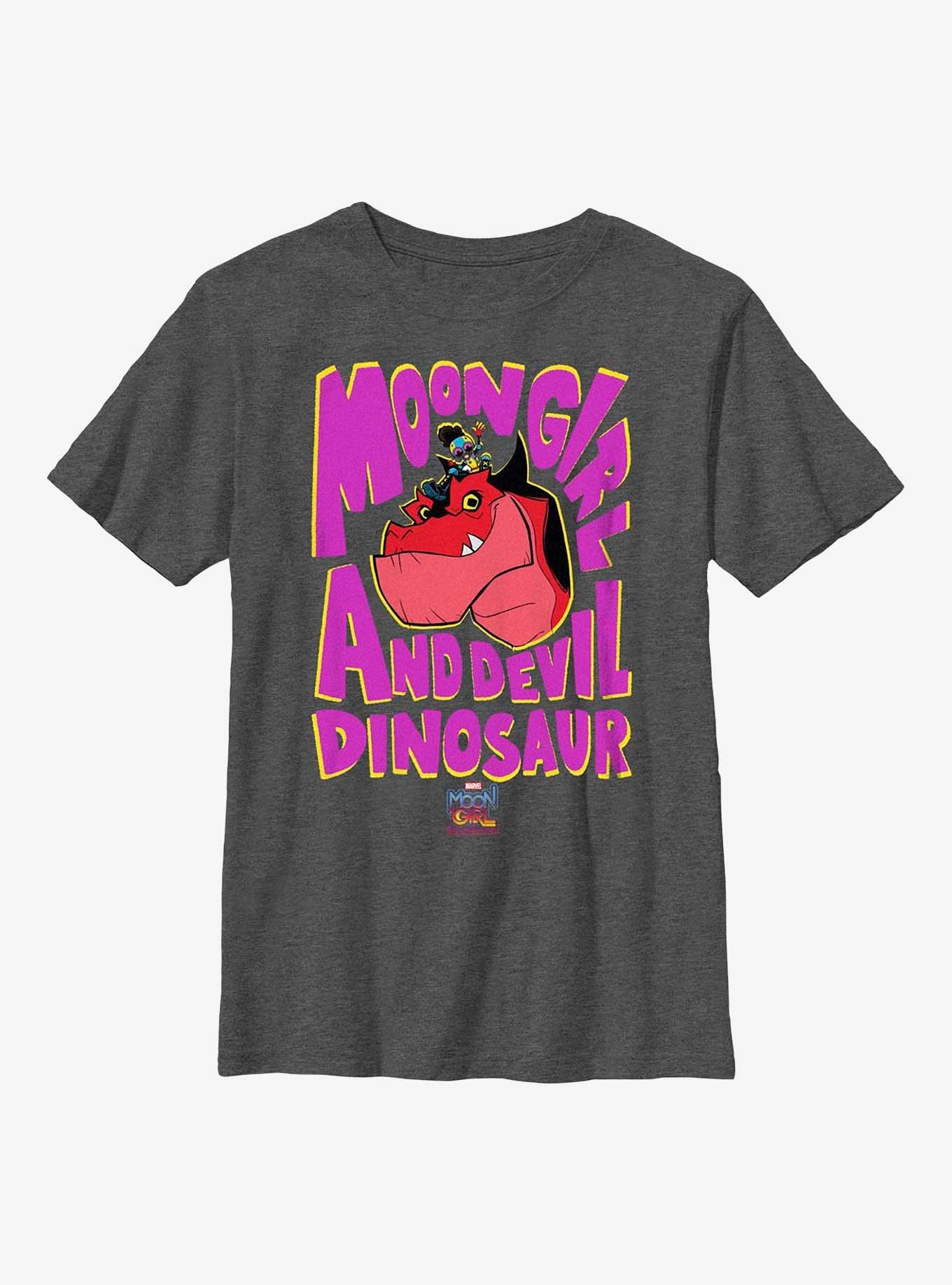 Marvel Moon Girl Devil Dinosaur Character Title Youth T-Shirt, , hi-res