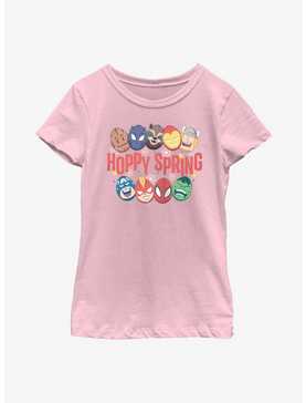 Marvel Avengers Easter Hoppy Spring Youth Girls T-Shirt, , hi-res