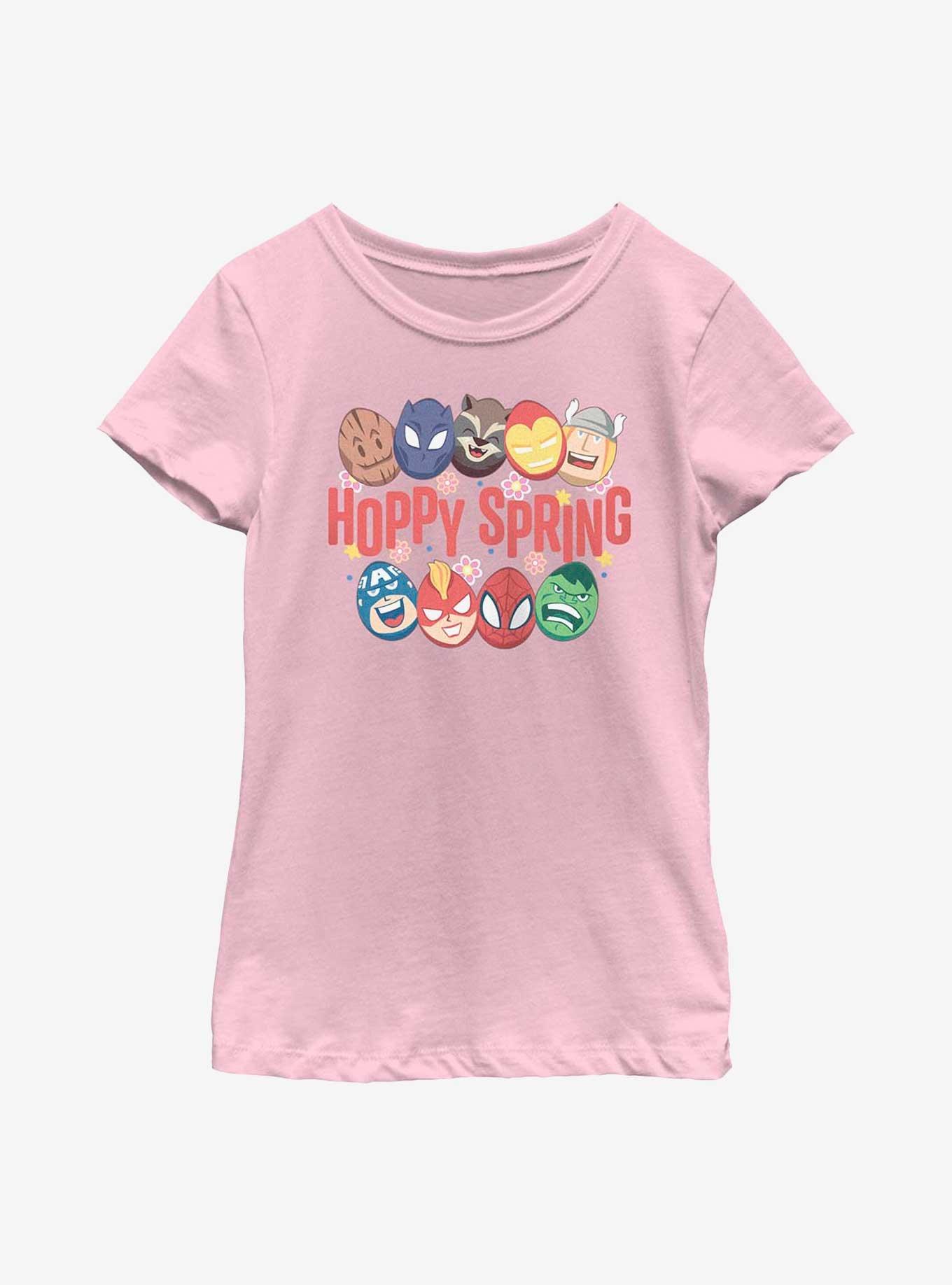 Marvel Avengers Easter Hoppy Spring Youth Girls T-Shirt, , hi-res