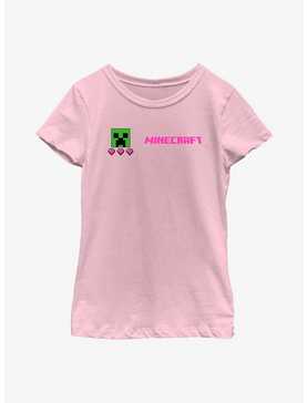 Minecraft Creeper Hearts Youth Girls T-Shirt, , hi-res