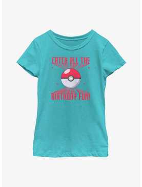 Pokemon Catch All The Fun Youth Girls T-Shirt, , hi-res