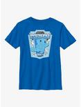 Pokemon Squirtle Badge Raw Edge Youth T-Shirt, ROYAL, hi-res
