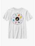 Pokemon Eevee Evolution Tarot Card Youth T-Shirt, WHITE, hi-res