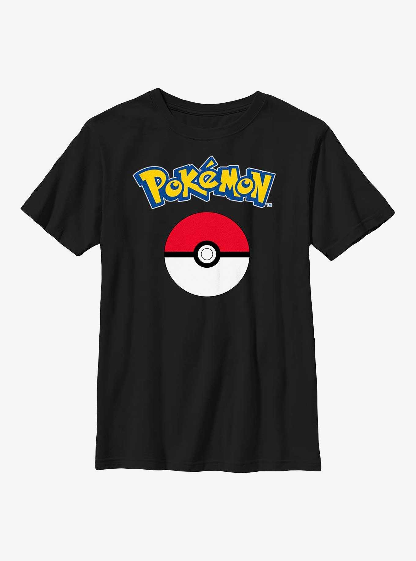 Pokemon Poke Ball Logo Youth T-Shirt, , hi-res