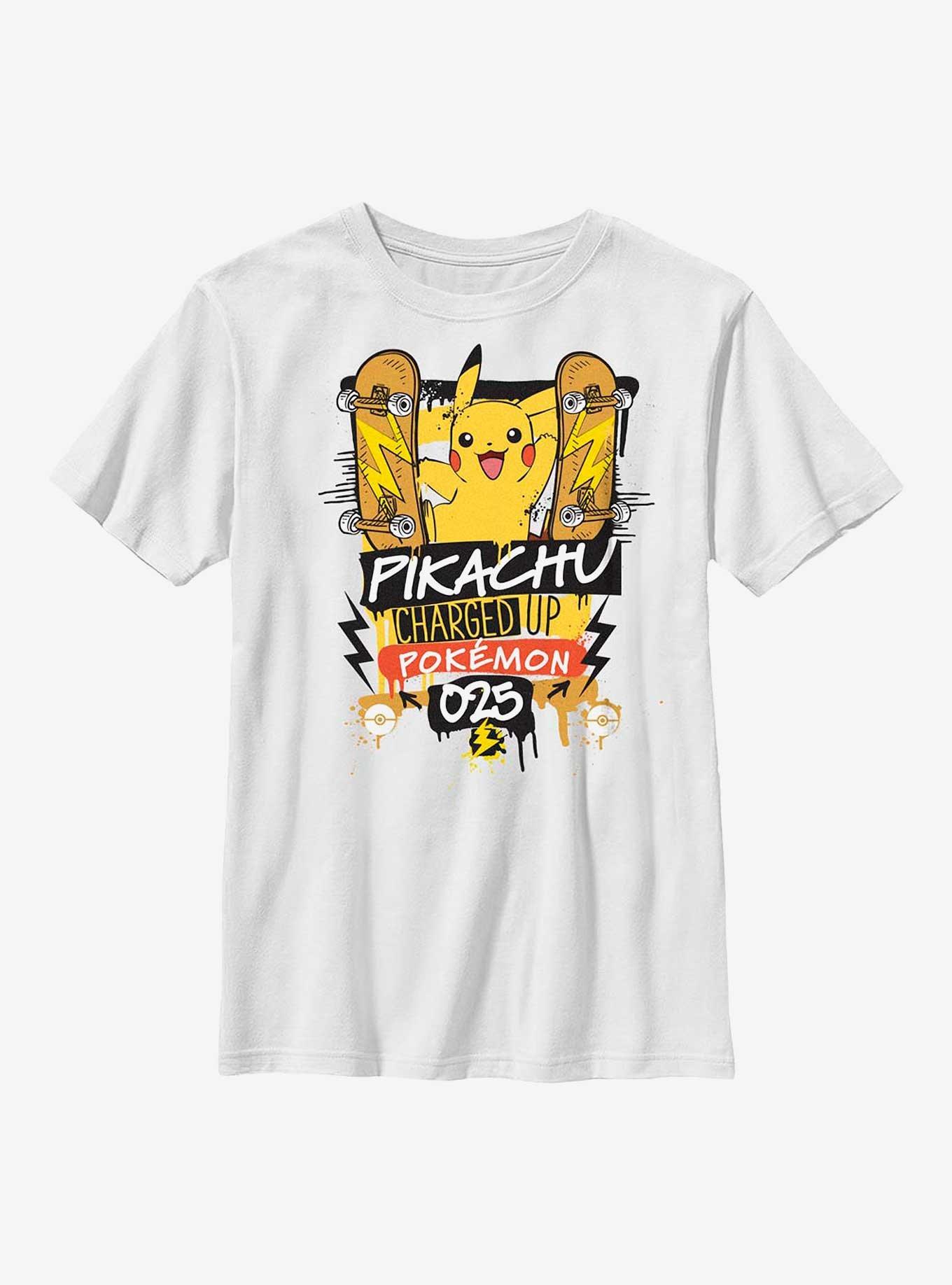 Pokemon Pikachu Charge Up Youth T-Shirt, , hi-res