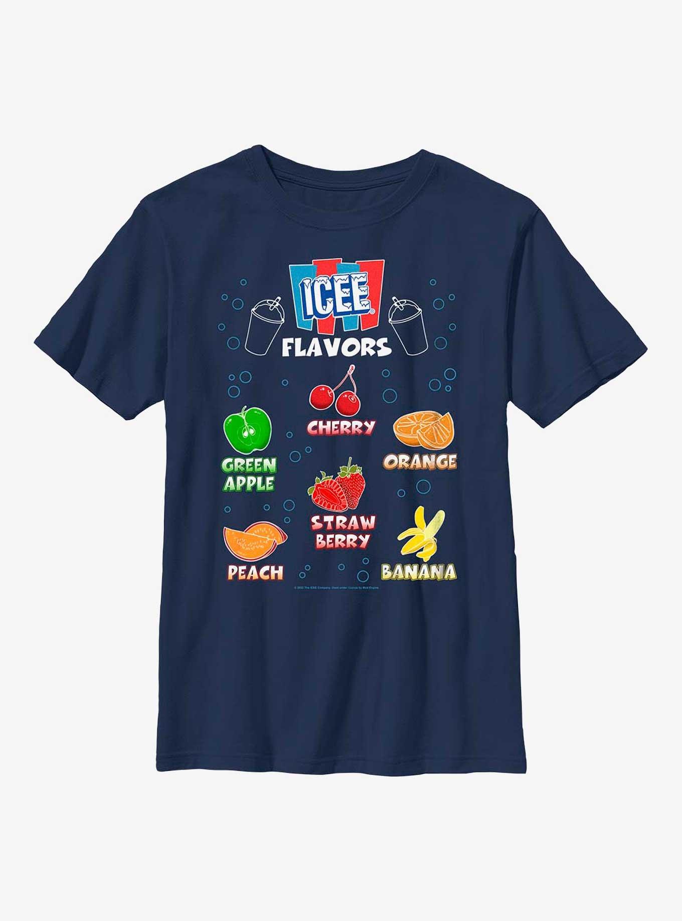 Icee Flavor Textbook Youth T-Shirt, NAVY, hi-res