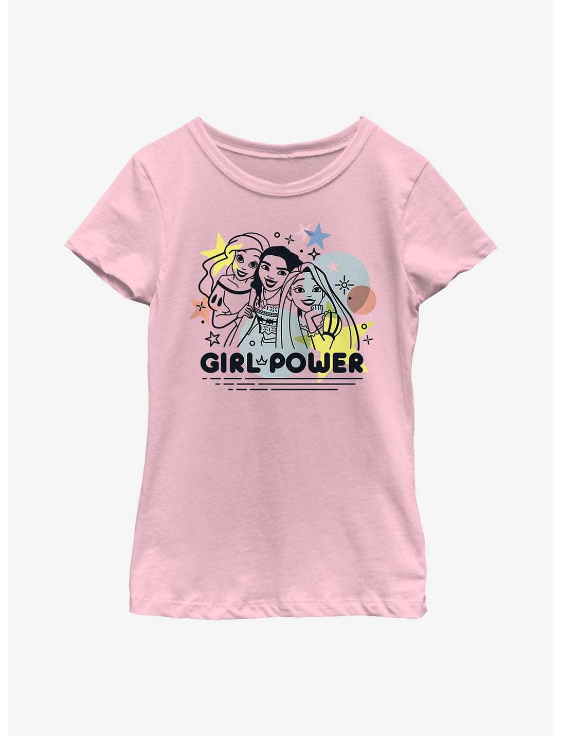 Disney Princess Girl Power  Youth Girls T-Shirt, PINK, hi-res