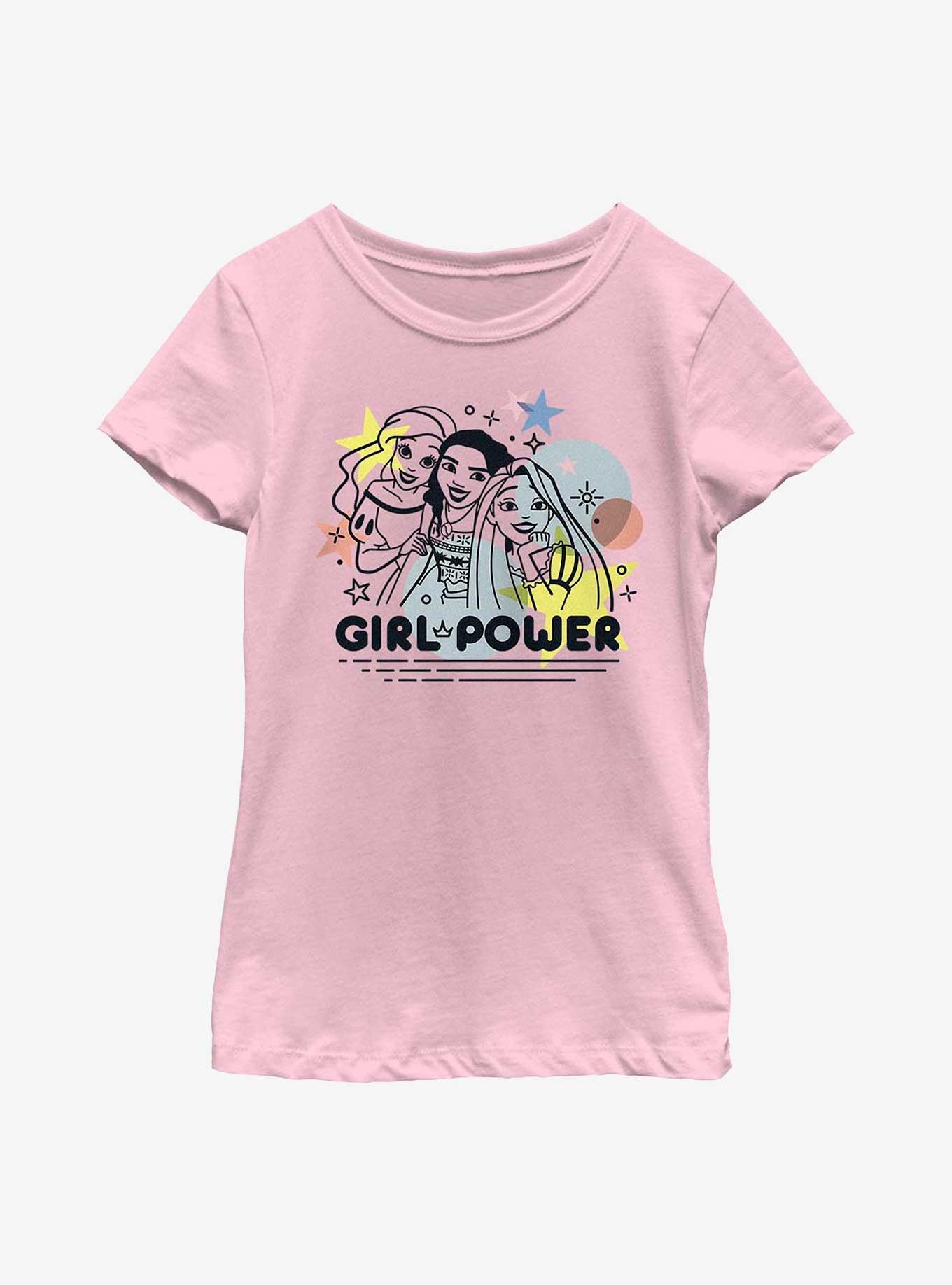 Disney Princess Girl Power  Youth Girls T-Shirt, , hi-res