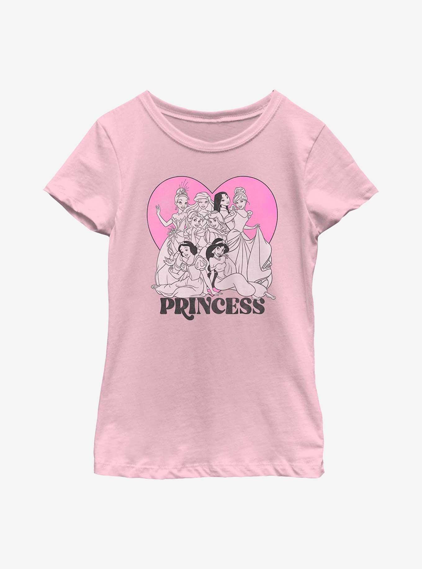 Disney Princess Heart Youth Girls T-Shirt, , hi-res