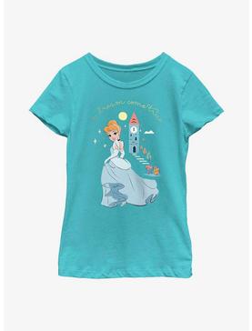 Disney Cinderella A Dream Come True Cartoon Group Youth Girls T-Shirt, , hi-res