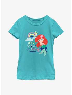 Disney The Little Mermaid Ariel It's A Shore Thing Cartoon Youth Girls T-Shirt, , hi-res