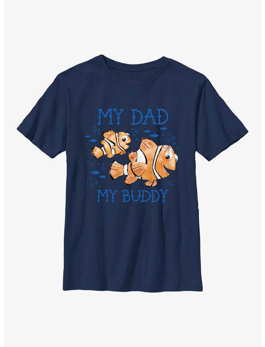 Disney Pixar Finding Nemo My Dad My Buddy Youth T-Shirt, NAVY, hi-res