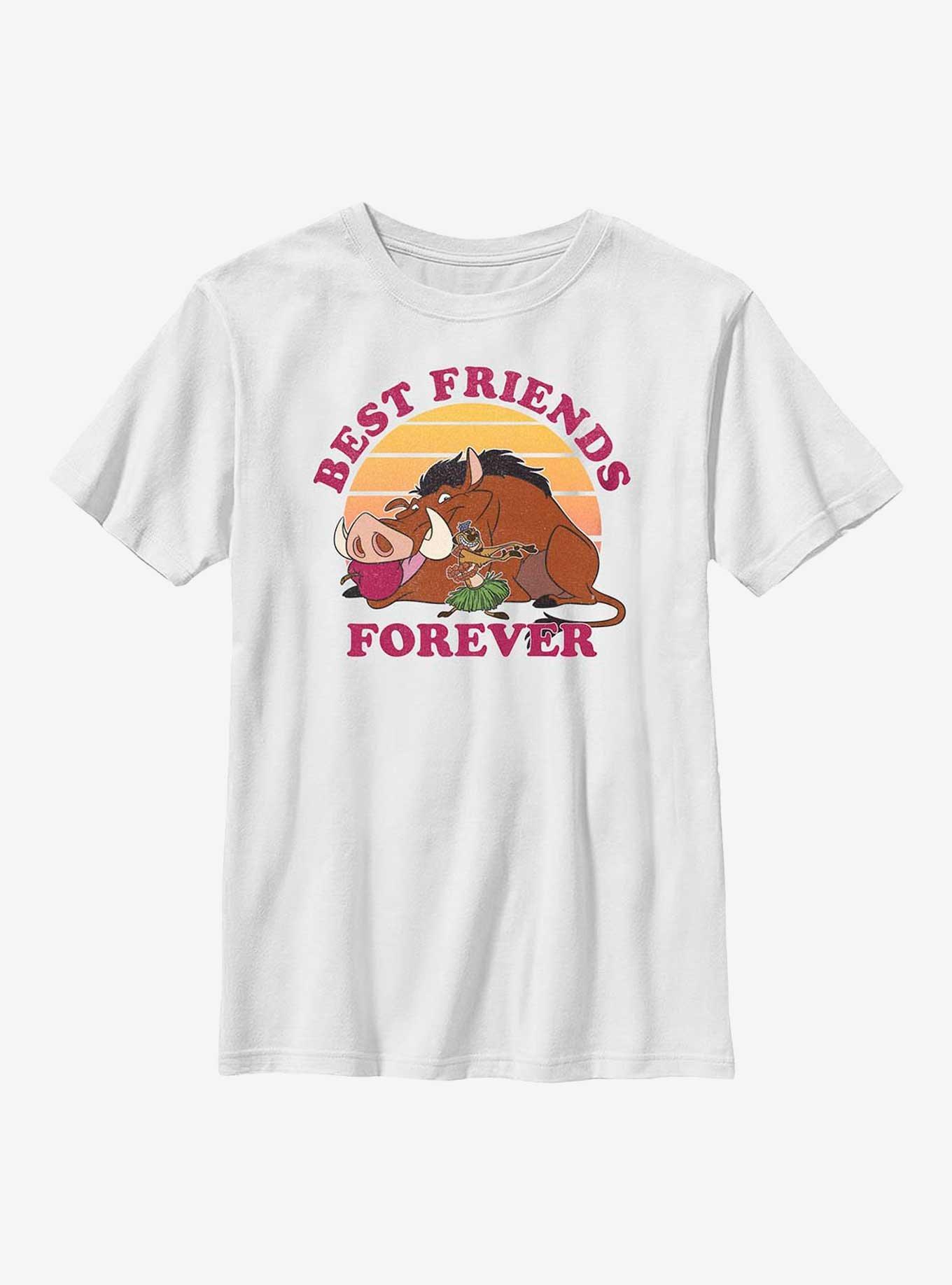 Disney The Lion King Timon & Pumbaa Best Friends Forever Youth T-Shirt, , hi-res
