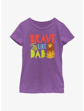 Disney The Lion King Brave Like Dad Youth Girls T-Shirt, , hi-res