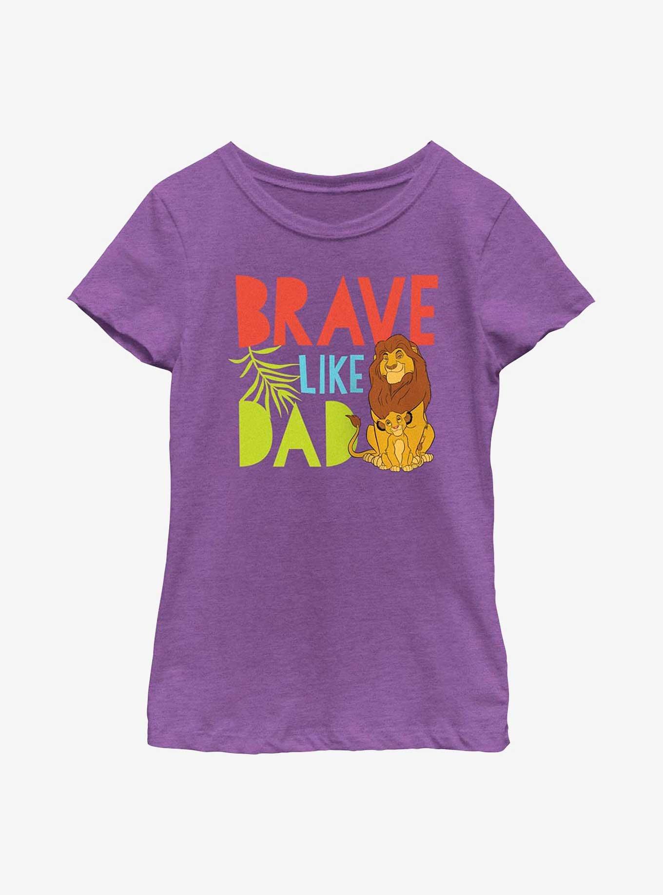 Disney The Lion King Brave Like Dad Youth Girls T-Shirt, , hi-res