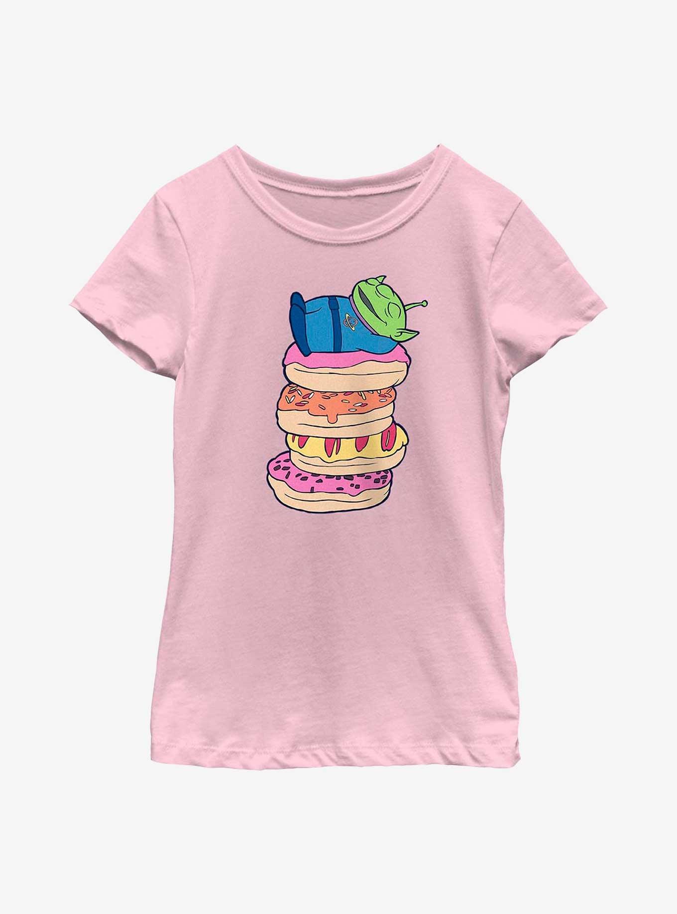 Disney Pixar Toy Story Alien Donut Stack Youth Girls T-Shirt, , hi-res