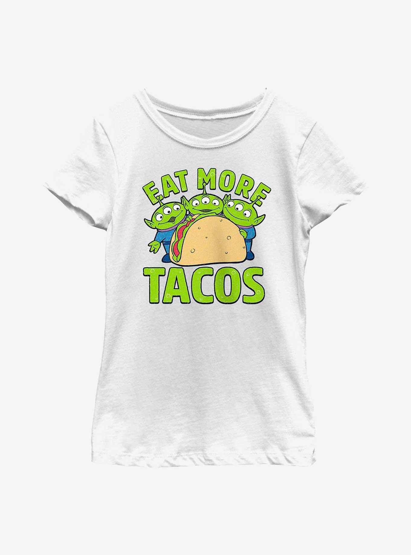 Disney Pixar Toy Story Aliens Eat More Tacos Youth Girls T-Shirt, , hi-res