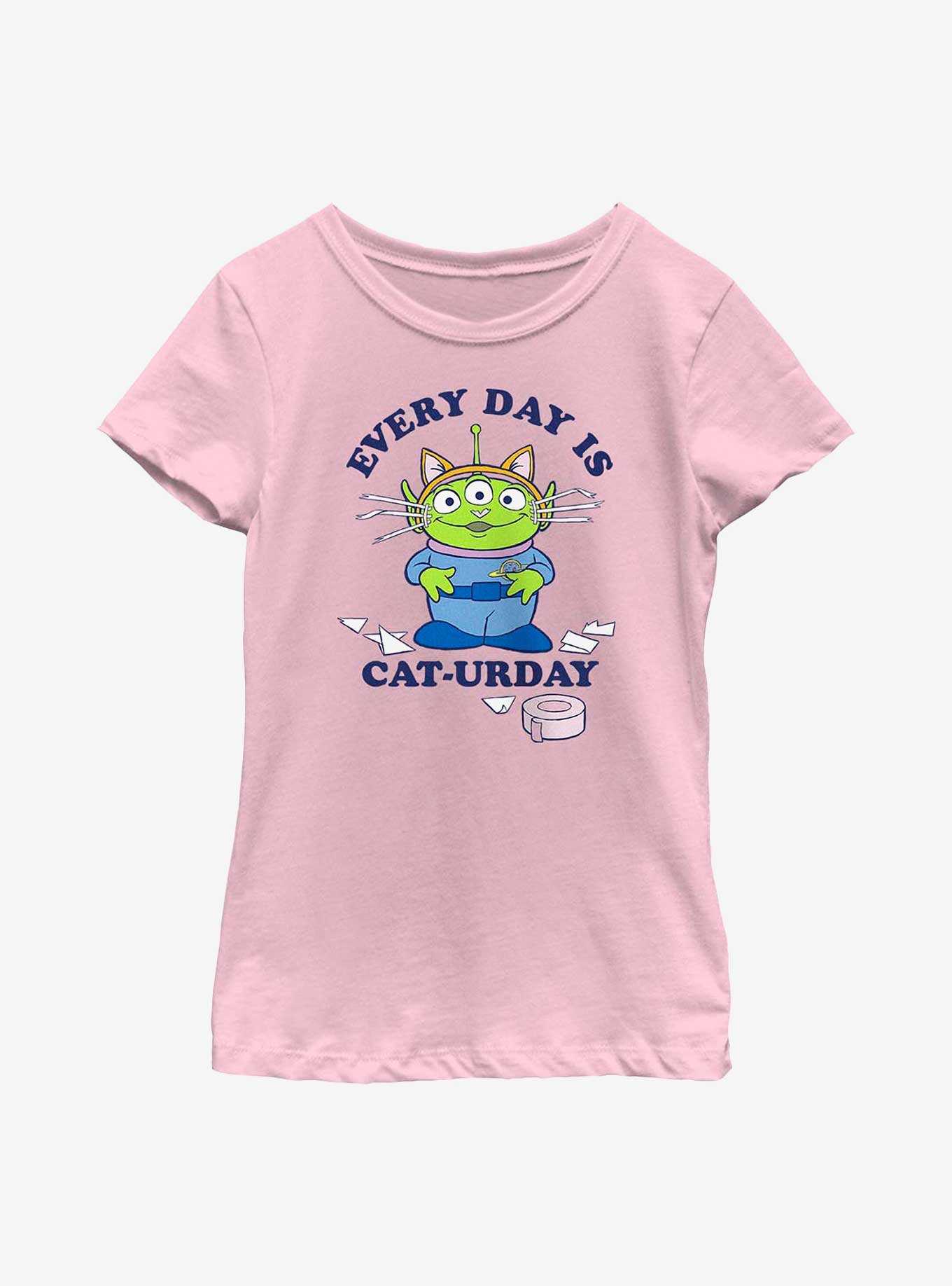 Disney Pixar Toy Story Alien Cat-Urday Youth Girls T-Shirt, , hi-res