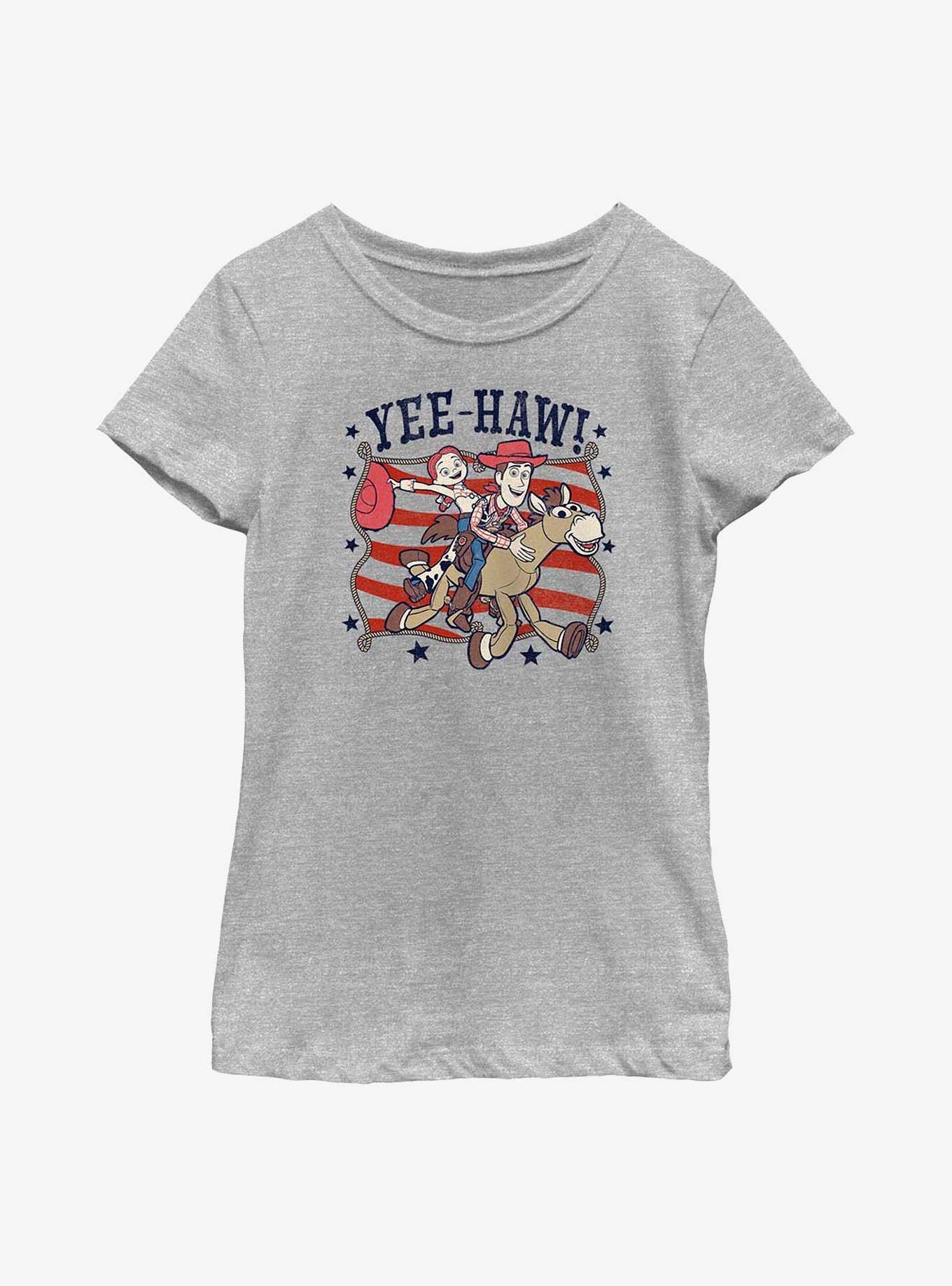 Disney Pixar Toy Story Woody And Jessie Yee Haw! Youth Girls T-Shirt, , hi-res