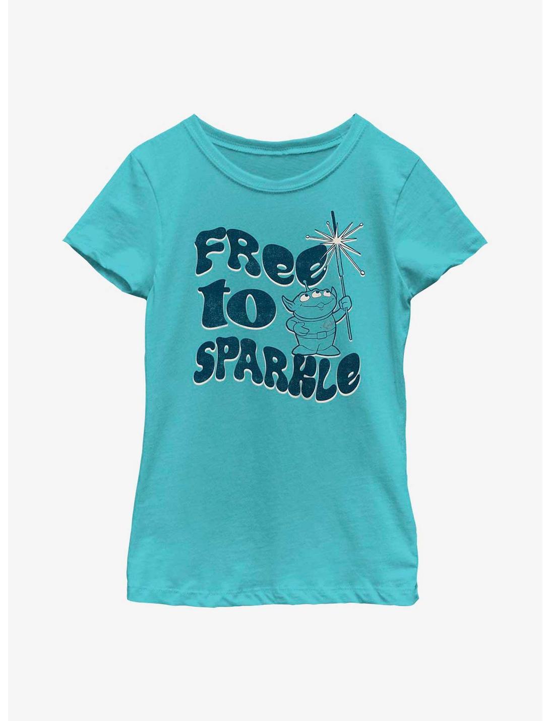 Disney Pixar Toy Story Free To Sparkle Youth Girls T-Shirt, TAHI BLUE, hi-res