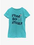 Disney Pixar Toy Story Free To Sparkle Youth Girls T-Shirt, TAHI BLUE, hi-res