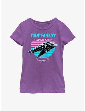Star Wars The Book Of Boba Fett Firespray Youth Girls T-Shirt, , hi-res